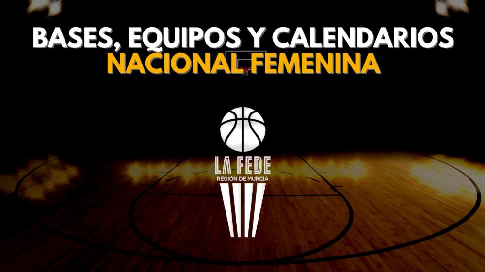 Bases, calendario y equipos Nacional Femenina