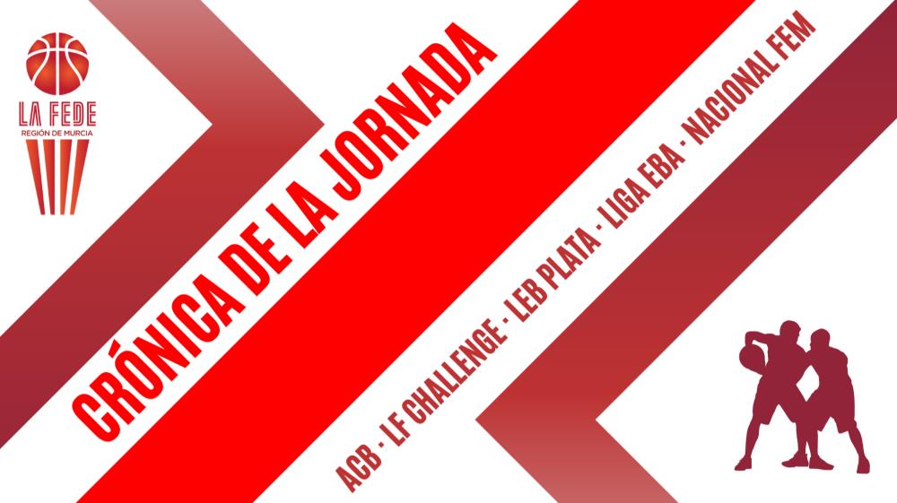 Crónica: ACB - LF Challenge - LEB Plata - EBA - Nacional FEM (28/11/21)