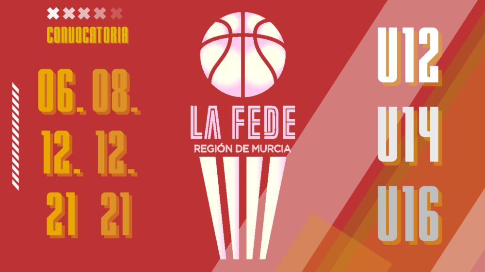 Convocatoria: U14 y U 16 (6 y 8 de diciembre)