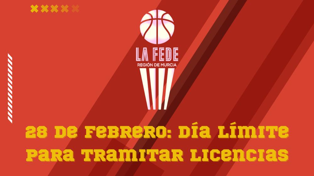 Fecha límite para tramitación de licencias FBRM