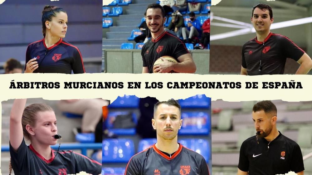 La Región de Murcia contará con 6 árbitros en los Campeonatos de España