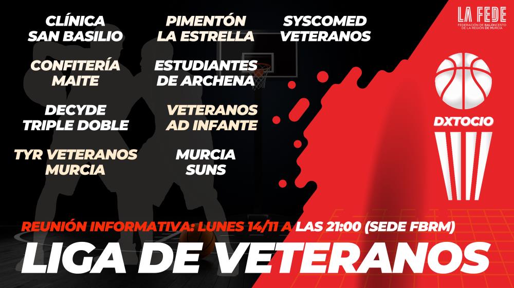 Reunión XIII Liga Deporte-Ocio Veteranos