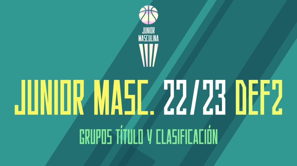 Junior Masculina DEF2: segunda fase