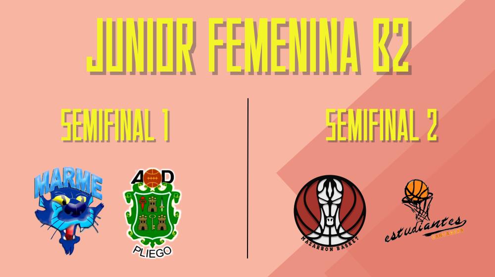 Junior Femenina B2: semifinales y Grupo Clasificación