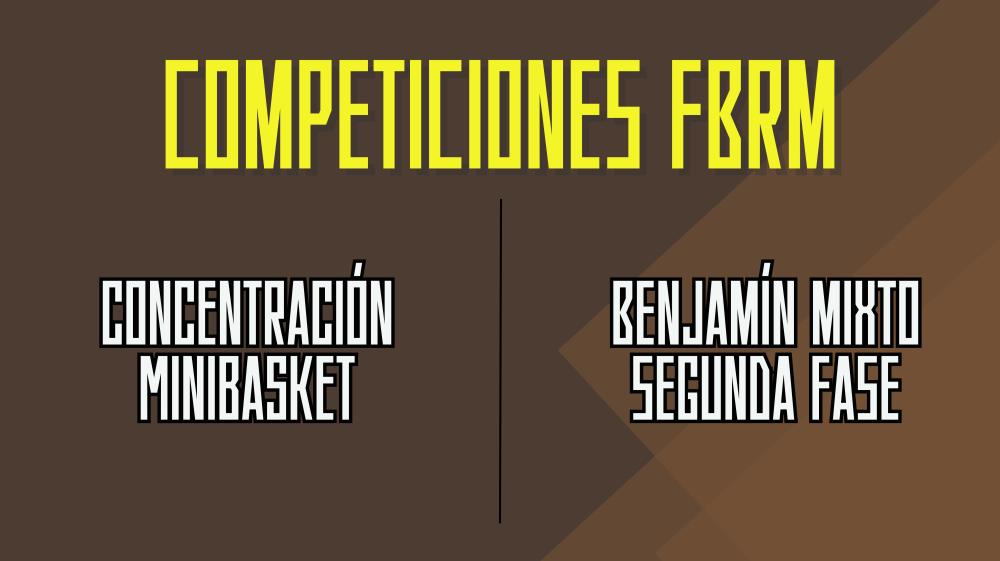 Concentración Minibasket y 2ª fase Benjamín Mixto