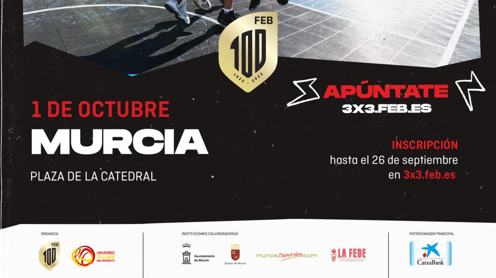 Murcia acogerá una nueva parada del Plaza 3x3 Caixabank