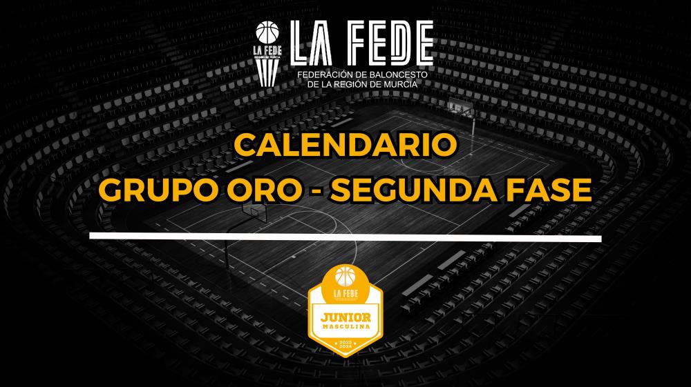 Calendario Grupo Oro Junior Masculino - Segunda Fase