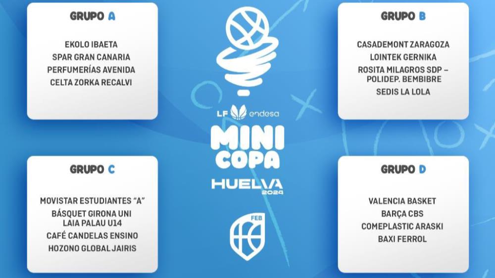 Hozono Global Jairis ya conoce a sus rivales en la Minicopa LF Endesa