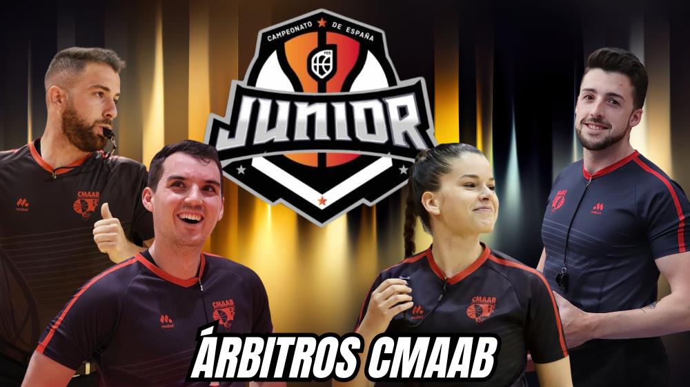 Cuatro colegiados del CMAAB pitarán en el Campeonato de España de Clubes Junior