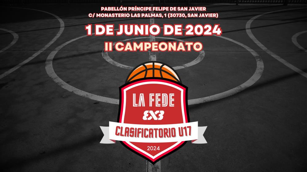 Horarios II Clasificatorio U17 de Clubes 3x3