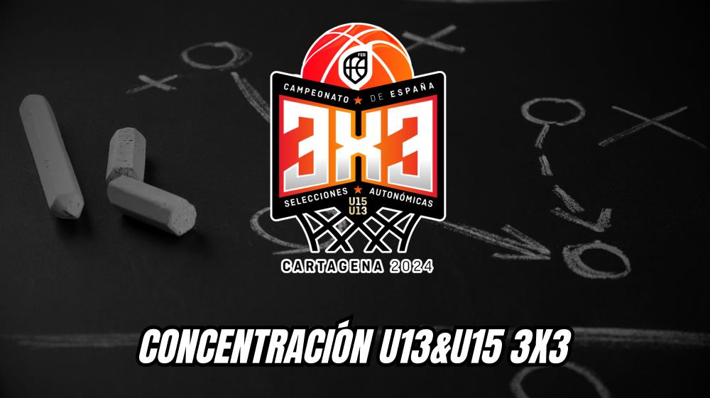 Convocatoria Pre-Selecciones U13&U15 3x3 (8 y 9 de junio)