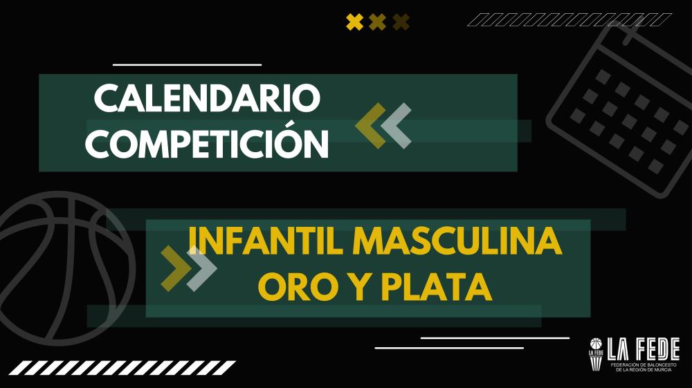 Calendario Infantil Masculino Oro y Plata