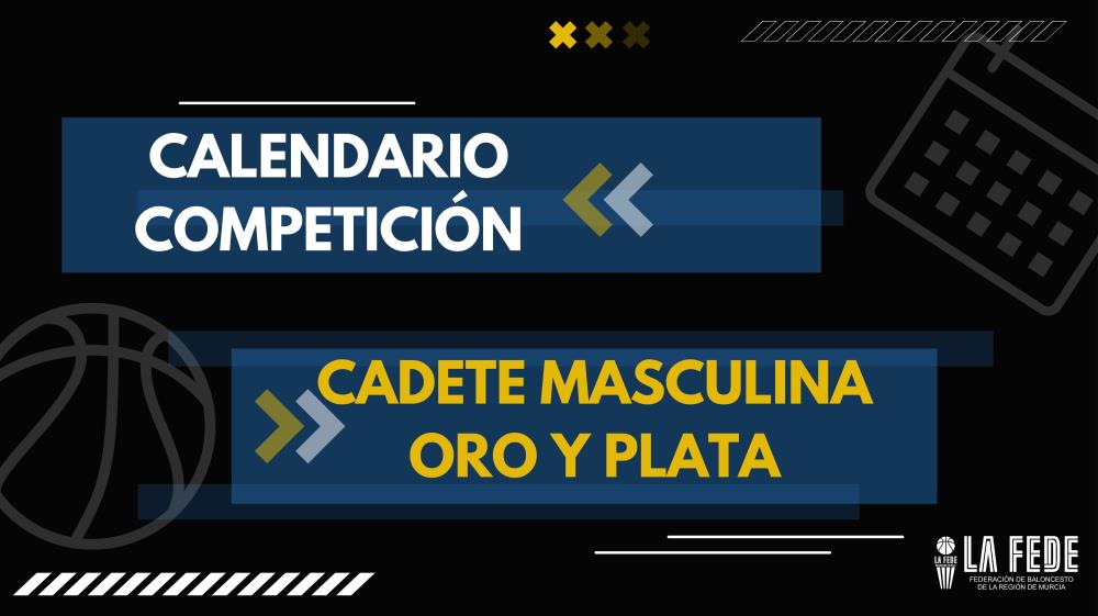 Calendario Cadete Masculino Oro y Plata