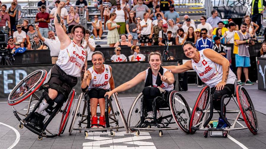 Sonia Ruiz, campeona de Europa 3x3 en silla de ruedas