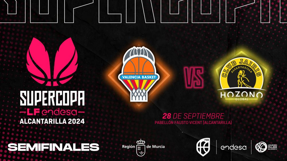 El favorito Valencia Basket, escollo de Hozono Global Jairis en semifinales de la Supercopa