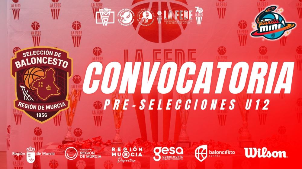 Concentración Pre-Selecciones U12 (28 de febrero y 1 de marzo)