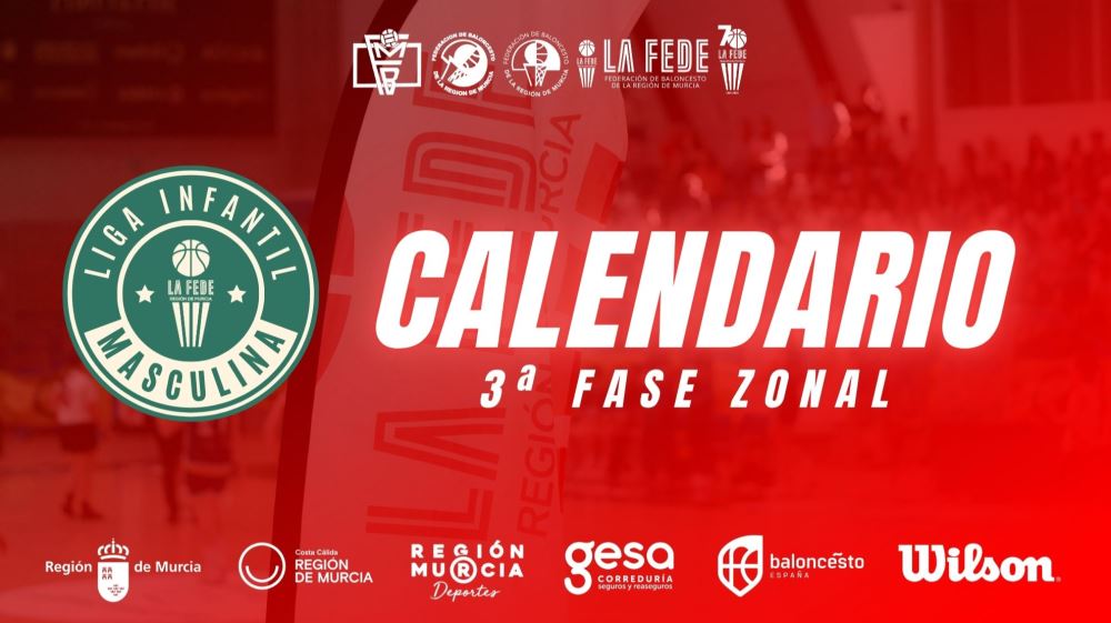 Tercera fase del Grupo Zonal en categoría Infantil Masculina