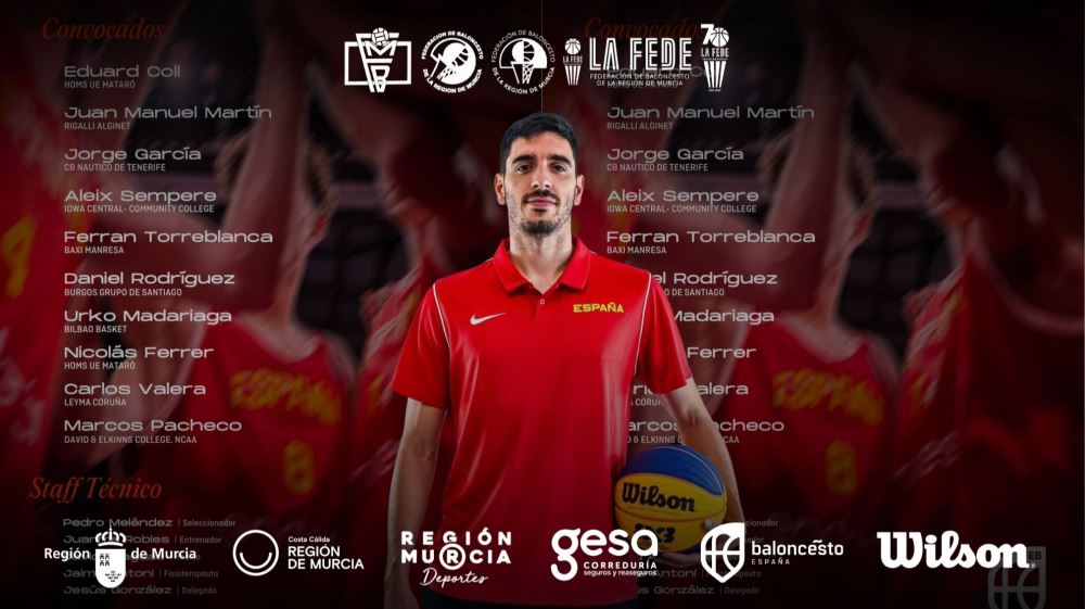 Juanma Robles, en el cuerpo técnico de la Selección Española U21 3x3