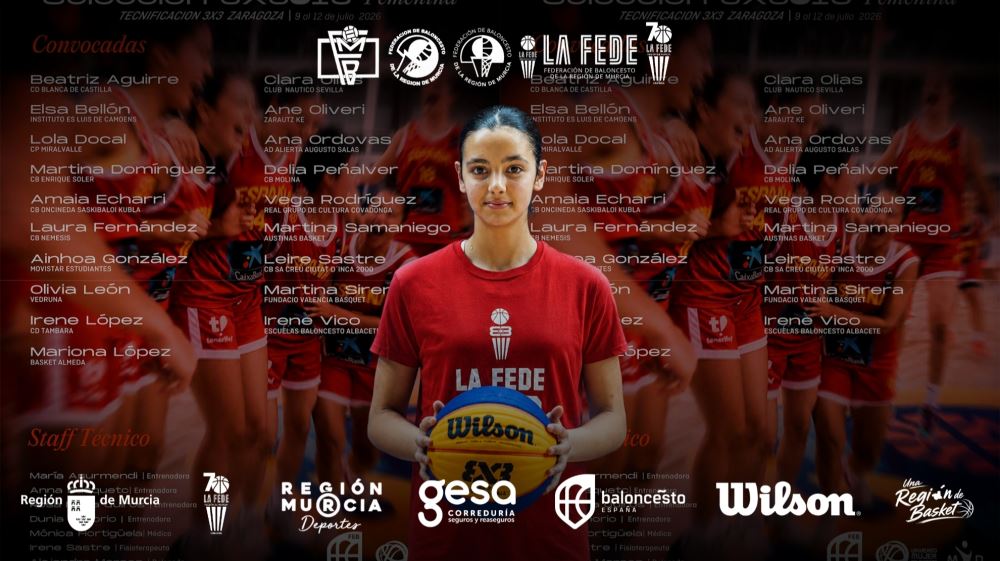 Delia Peñalver, convocada con la Selección U13 3x3