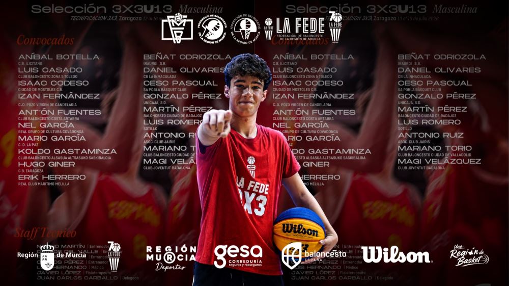 Antonio Ruiz, llamado por la Selección U13 3x3