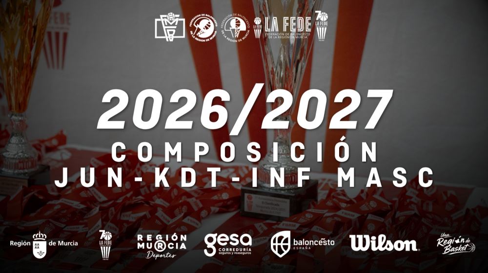 Composición de la categoría Junior, Cadete e Infantil Masculina
