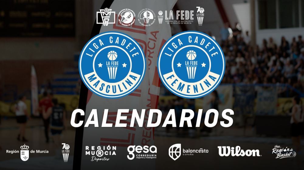 Calendario de competición Cadete 26/27