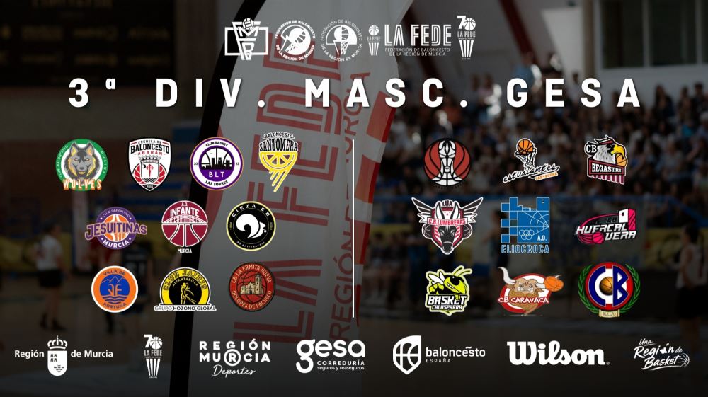 La Tercera División Masculina GESA contará con 19 equipos